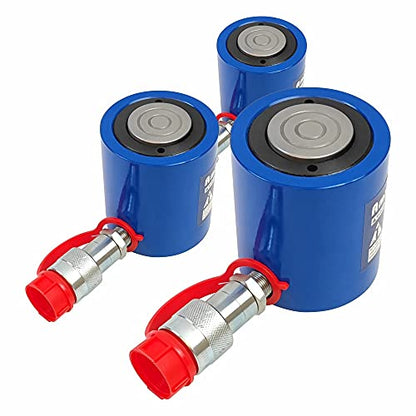 AMZCNC 30 Ton Single Acting Hydraulic Cylinder Ram, 2 Inch Stroke - size: 30T