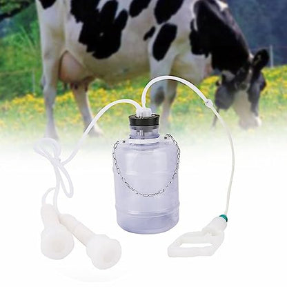 Yosoo Health Gear Manual Goat Milking Machine Kit Vacuum Pump System, 3L
