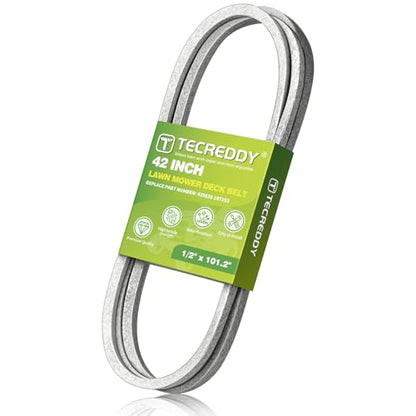 429636 197253 Mower Deck Belt for Craftsman 42 Inch 592855001 598559101 Husqvarna YTH22V42 YTH1942 YTH18542 Poulan AYP 532429636 532197253 - Aramid Cord, 1/2" x 101.2" - size: 101.2"L x 0.5"W