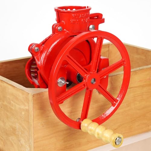 Maximizer Corn Sheller (Red), Manual Hand Crank Thresher, Walnut Shucker/Huller …