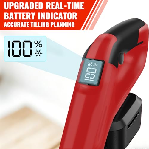 HEINPRO Cordless Tiller Cultivator Compatible with Milwaukee M18 Battery