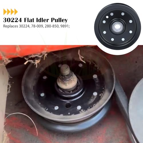 30224 Idler Pulley for Dixie Chopper 42", 50", 60" and 72" Decks - size: 1x30224B