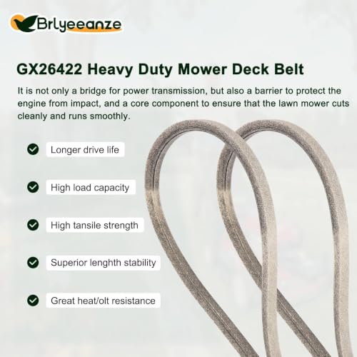 GX26422 Lawn Mower Deck Belt - size: 145.65"L x 0.512"W