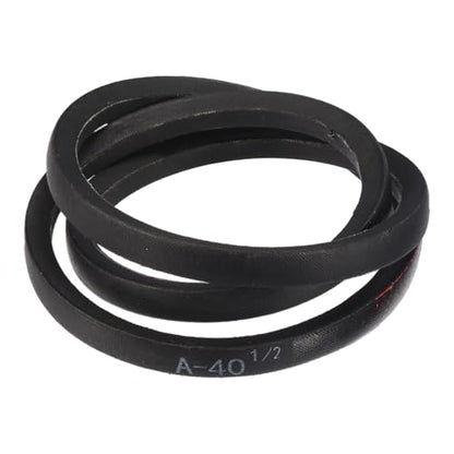 uxcell A40 1/2 Classic Wrapped V-Belt, 43" Outside Circumference, Black - size: A40 1/2