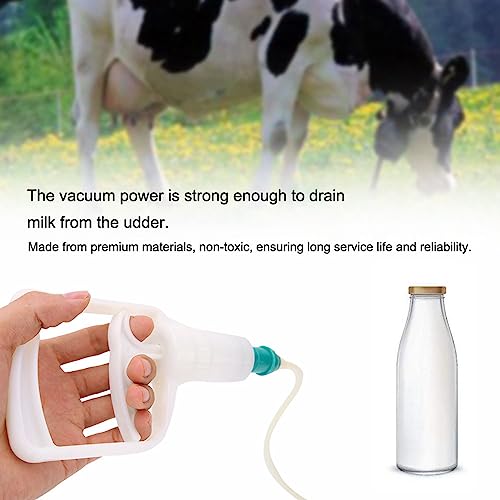 Yosoo Health Gear Manual Goat Milking Machine Kit Vacuum Pump System, 3L