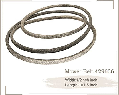 429636 197253 Mower Belt, Lawn Mower 42'' Deck Drive Belt for Craftsman