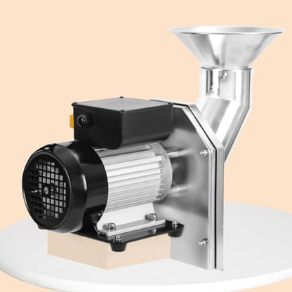 Tabletop Mosakar Fruit Crusher. Whole Apple Pear Potato Grinder. Reinforced Stainless Steel Blade. Make Fine Pulp