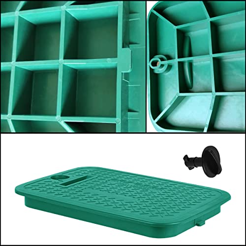 12x17 Valve Box Cover Lid Sprinkler Valve Box Lid Replacement Rectangular for Outside Irrigation - color: 12x17 inch