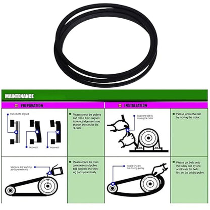 954-0434 Drive Belt 1/2" X 58" Fits for Hustler 786533 786533X Cub .Cadet/MTD 754-0434 954-0434 Craftsman Tiller Pump Drive Belt - size: 954-0434