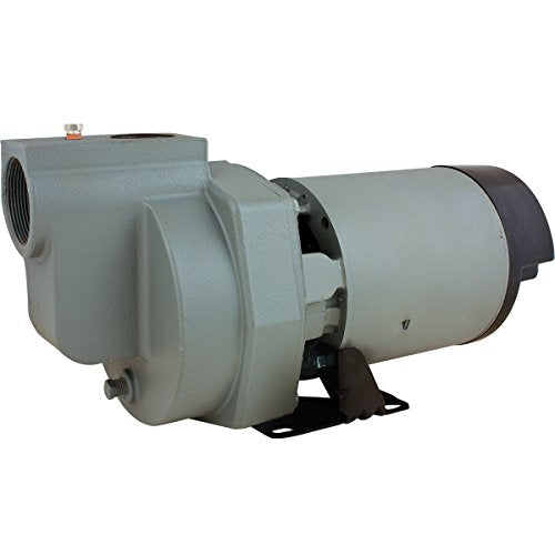 Star Water Systems HSP15P1 1-1/2 HP Self Priming Lawn Sprinkler Irrigation Pump Made with Rugged Cast Iron - size: 1.5 HP