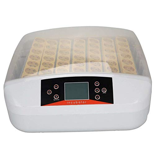 TECHTONGDA Digital Egg Incubator 56Eggs Automatic Poultry Hatcher with Egg Turning and Humidity Control 110V