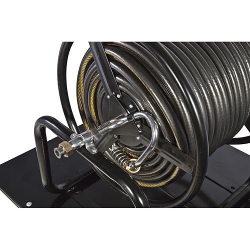 Ironton Trailered Garden Hose Reel, Holds 5/8in. x 400ft. Hose