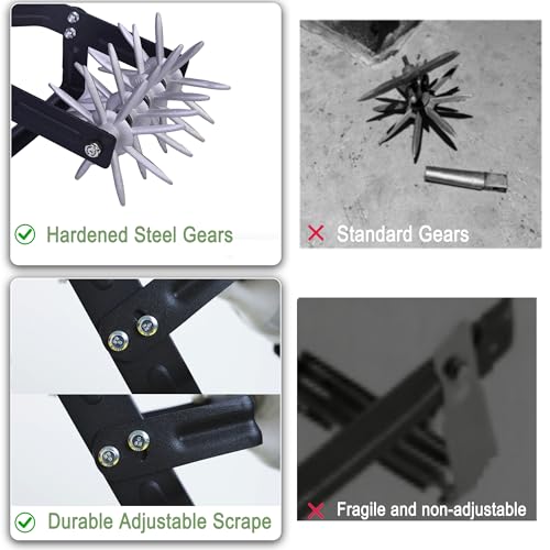 YEELOR 2‑in‑1 Rotary Cultivator for Tilling and Weeding