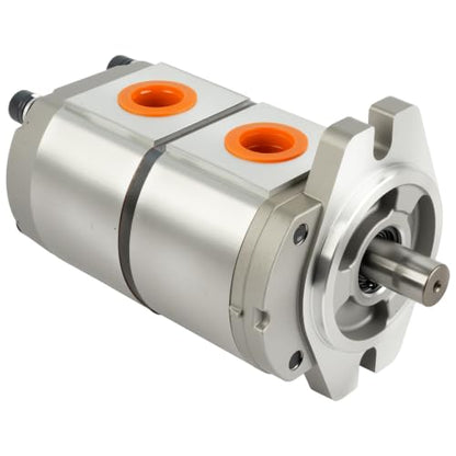 Hydraulic Double Gear Pump 19.05mm HGP-33A-F8/8R - size: 19.05mm