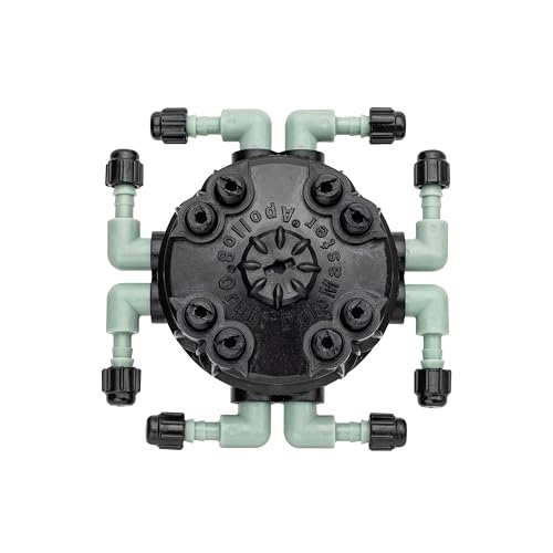 Orbit 2- Pack Adjustable Flow 8-Port Drip Irrigation Manifold for 1/4" Tube - 61008P
