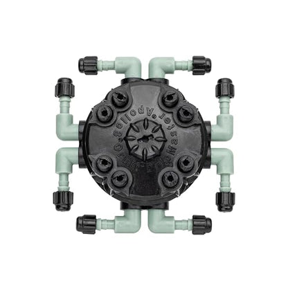 Orbit 2- Pack Adjustable Flow 8-Port Drip Irrigation Manifold for 1/4" Tube - 61008P