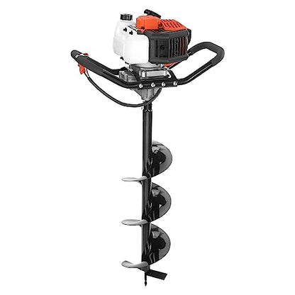 VEVOR Post Hole Digger, 43cc 1250W Auger Earth Digger, Gas-Powered (Fuel) - style: 43CC