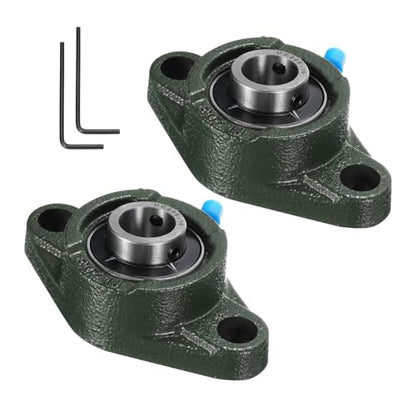 uxcell 2pcs UCFL202-10 Pillow Block Bearings 5/8 in Bore Self Alignment - size: UCFL202-10