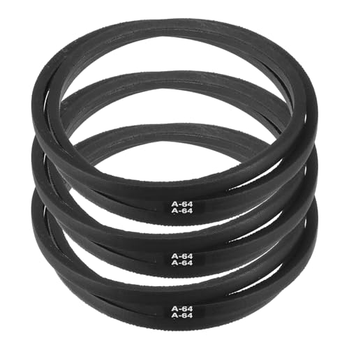uxcell 3pcs A64 or 4L660 Classic Wrapped Rubber V-Belt, 64"(1625mm) Inside Circumference, A Profile V Belt - size: A64