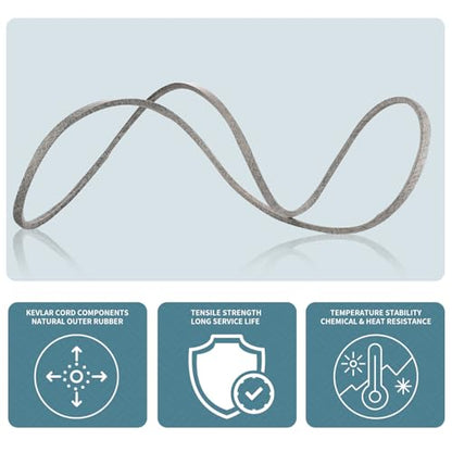 Holdly 119-8820 Deck Belt 1/2 x 141'', for Toro TimeCutter 50'' SS5000 MX5000 5000 MX5060 75750 75755 Exmark Quest Zero Turn Mowers, Kevlar Aramid Belt 119-8820-SL SS5060 74630 74632 75751 - size: 119-8820