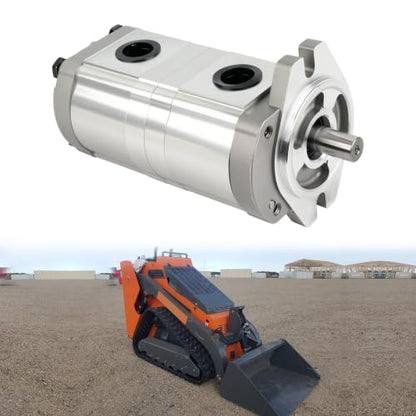 Hydraulic Double Gear Pump 17.46mm HGP-33A-F6-6R - size: 17.46MM