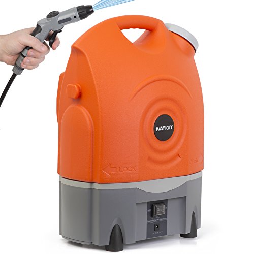 Ivation Portable Washer w/Water Tank, Rechargeable Battery & Roller Wheels
