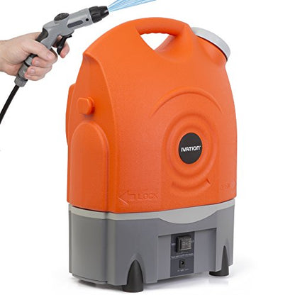 Ivation Portable Washer w/Water Tank, Rechargeable Battery & Roller Wheels