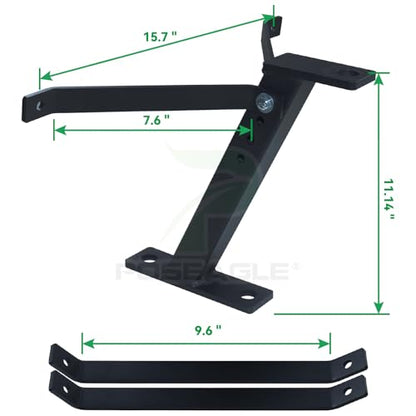 [Upgraded] Lawn Mower Trailer Towing Hitch, 1-7/8-Inch Diameter