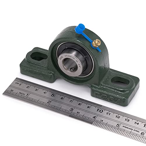 XIKE 2 Pcs UCP202-10 Bore 5/8" Pillow Block Mounted Ball Bearings. - size: UCP202-10 Bore 5/8"