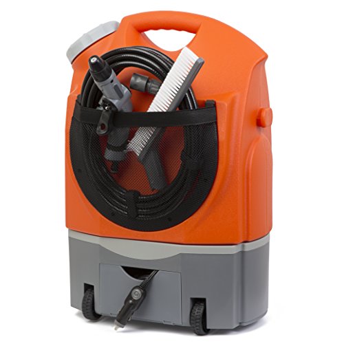 Ivation Portable Washer w/Water Tank, Rechargeable Battery & Roller Wheels