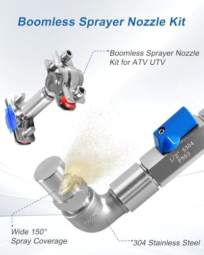 Boomless Sprayer Nozzle Kit for ATV UTV
