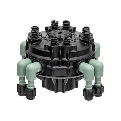 Orbit 2- Pack Adjustable Flow 8-Port Drip Irrigation Manifold for 1/4" Tube - 61008P