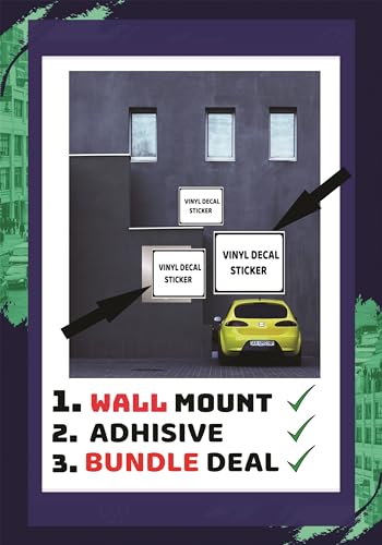 Vinyl Stickers - Bundle - Safety and Warning & Warehouse Signs Stickers - Automatic Sprinkler Control Valve Sign - 3 Pack (3.5" x 5")