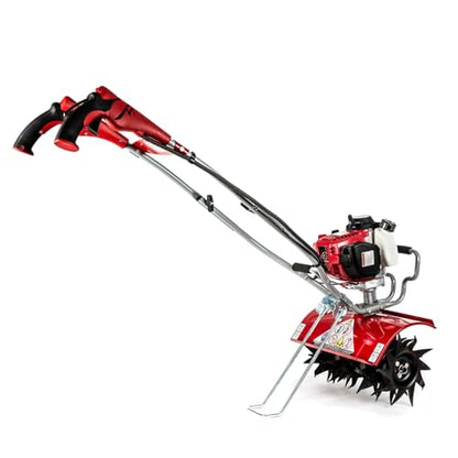 Mantis 7566-12-02 Deluxe XP 4-Cycle Tiller with Kickstand, 16-Inch