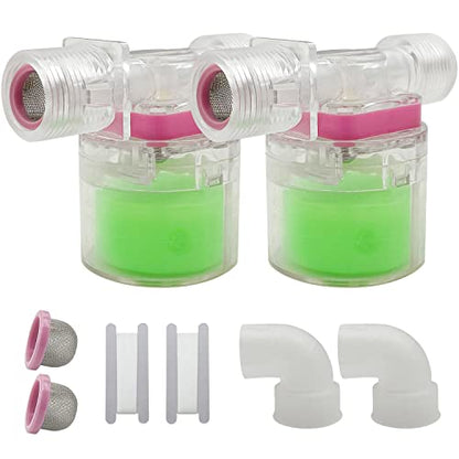 Transparency Water Float Valve, Water Level Control Water Tank Traditional Float Valve Upgrade (1/2“ SIDE) - size: 1/2“ SIDE