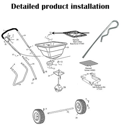 33117 Agitator for Earthway Spreader（5 Pack）