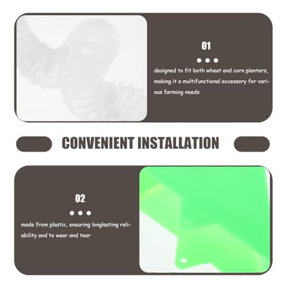 Mikikit Adjustable Seed Distribution Tube for Corn Planters Farm Seeder Replacement Tube Durable Agricultural Seeder Accessory for Even Seed Spacing