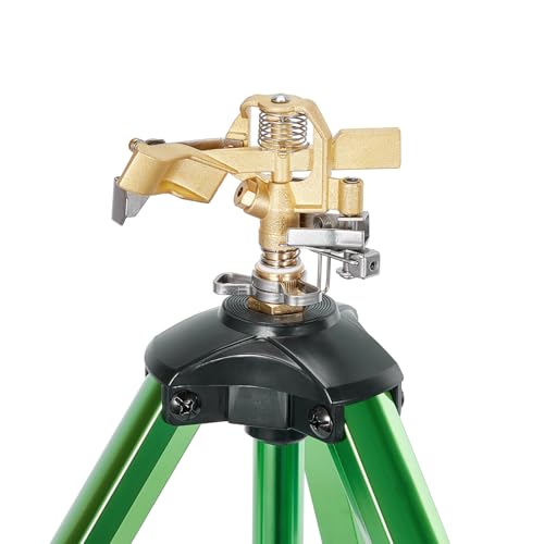 Impact Sprinkler on Tripod Base, 360° Coverage, 3/4in - style: 1 Pack Tripod Sprinkler