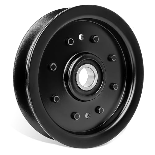 UP2WIN 1-603843 Idler Pulley 132-4718 Compatible with Toro ZX5400 Z5200 Titan ZX4800 TimeCutter, 116-3626 Flat Idler Pulley Compatible with Ex Mark Lazer Z HP Mowers, Replace 132-7543 34-302 - size: 1-603843_1pc