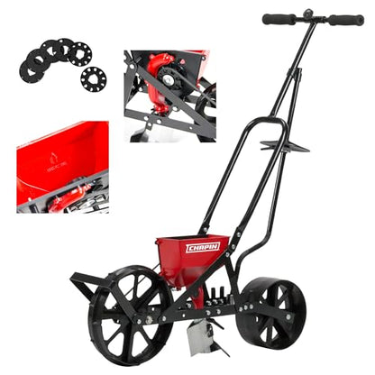 CHAPIN 8701B Push Garden Seeder for Row Planting, 20 Seed Varieties - style: Seed Planter