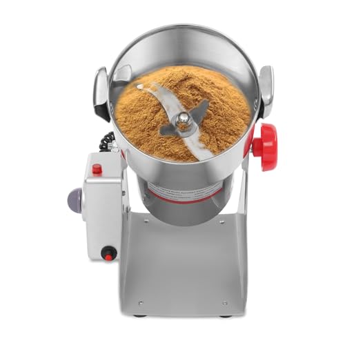 Grain Mill Grinder,1000g High-pressure Food Grain Mill,Stainless Steel Seeds Flour Nut Pill Wheat Corn Herbs Spices & Seasonings Dry Grinder Electric Machine