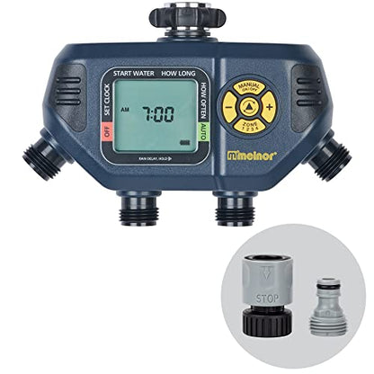 Melnor AquaTimer™ 4-Zone Programmable Digital Timer: Independent Zones - size: 4-Zone Timer
