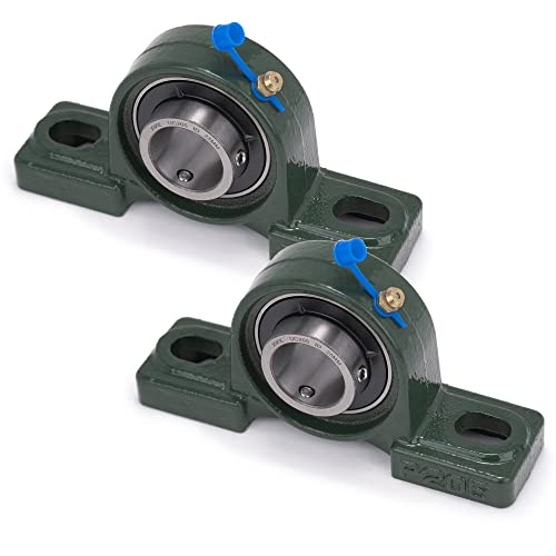 XIKE 2 Pcs UCP205 Bore 25 mm Pillow Block Mounted Ball Bearings. - size: UCP205 Bore 1"