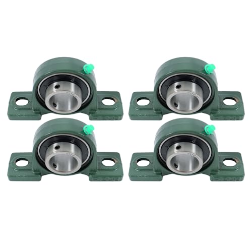 kimllier 4Pcs UCP208-24 Pillow Block Bearing Mounted Bearings