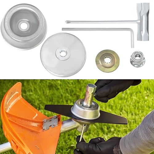 Blade Adapter Kit with for STIHL FS56 FS70 FS91 Attachment for Brushcutter | 4137 710 3800 Fits for Stihl FS36, FS44, FS55, FS55R, FS55RC, FS56, FS56R, FS56RC, FS70R, FS80, FS80R, FS83, FS85 FS90, FS74