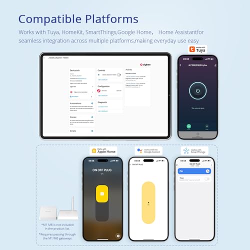 Smart Valve Controller, Works with Alexa & Google Voice Control Smart Life App Control, Remote Water ShutOff Valve, Easy Install on 1/2" to 1" in Pipe, Require Tuya Zigbee Hub (Tuya Zigbee Version) - style: Tuya Zigbee Version