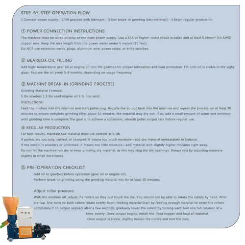 110V Feed Pellet Mill Machine w/Control Box Pellet Maker Machine