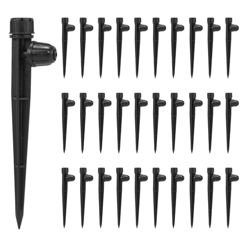 30pcs 1/4" Drip Irrigation Emitters & Irrigation Drippers Sprinkler Heads