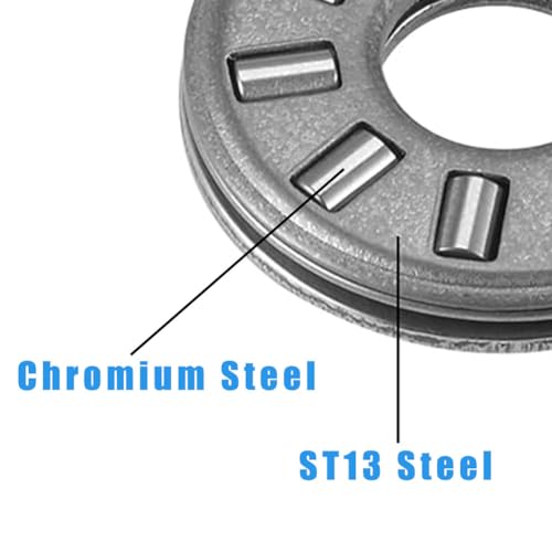 4 Sets NTA411+2TRA, Thrust Needle Roller Bearings, ID 1/4", OD 11/16" - size: NTA411+2TRA
