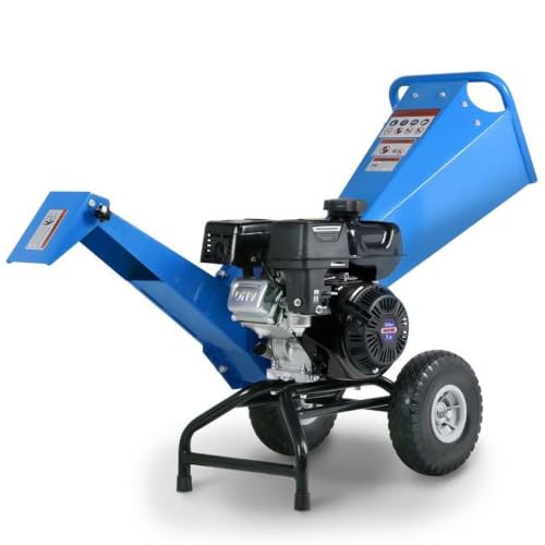 Landworks Rotor Wood Chipper Shredder Mulcher, 3 Inch Max Capacity